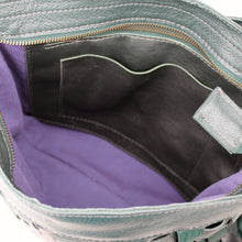 Lade das Bild in den Galerie-Viewer, Handtasche geflochten - grüntöne
