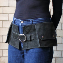 Lade das Bild in den Galerie-Viewer, Gürtel mit Taschen - Größe M/L,  blau
