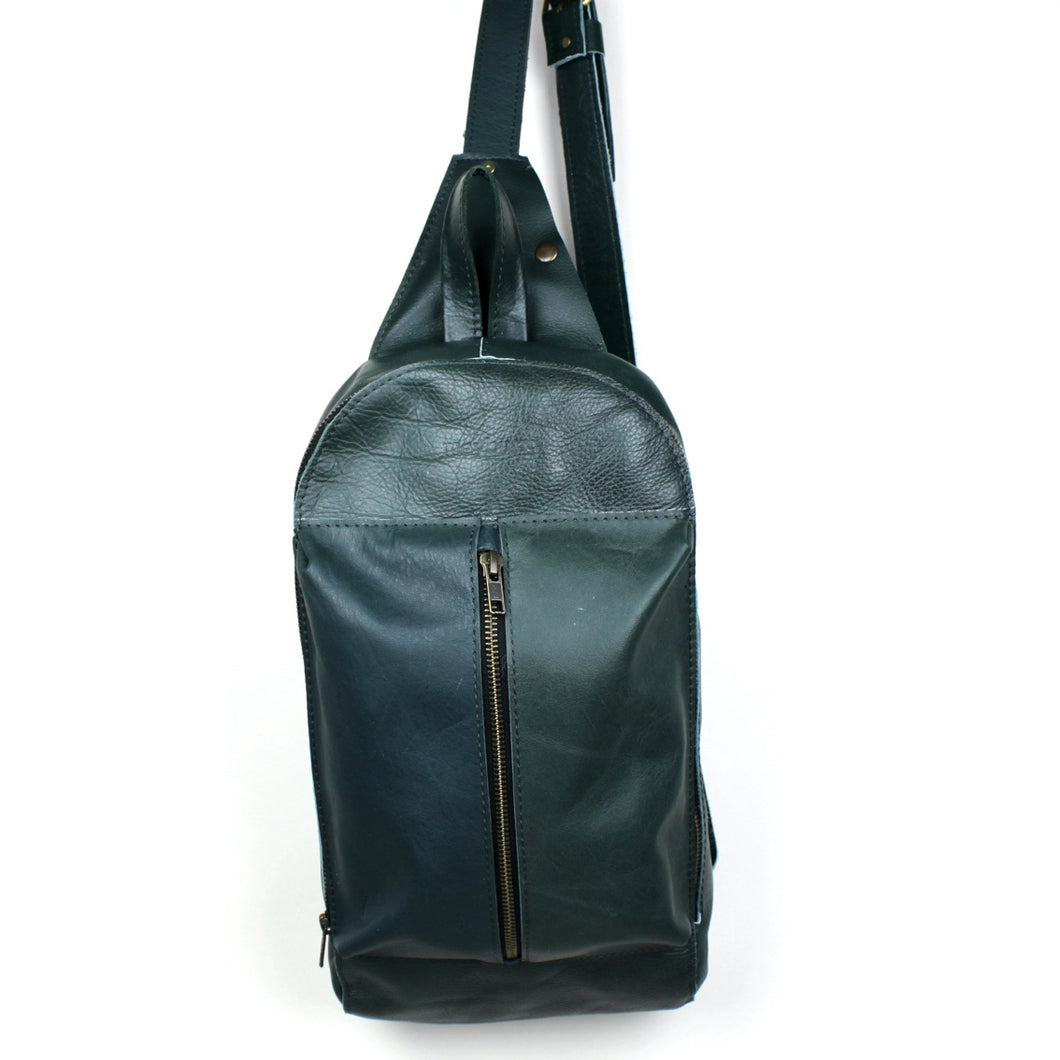 große Brusttasche / Rucksack - grün