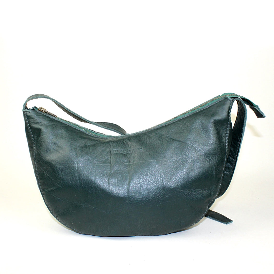 Halbmondtasche - dunkelgrün